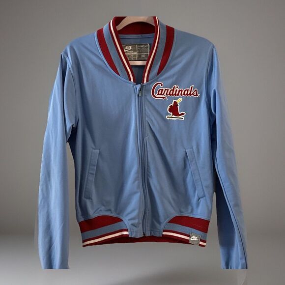 Nike Jackets & Blazers - Nike‎ St. Louis Cardinals MLB Baseball Cooperstown Jacket Women Medium